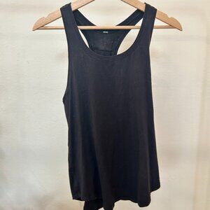 LULULEMON WOMENS SIZE 2 BLACK TANK TOP GOOD CONDITION